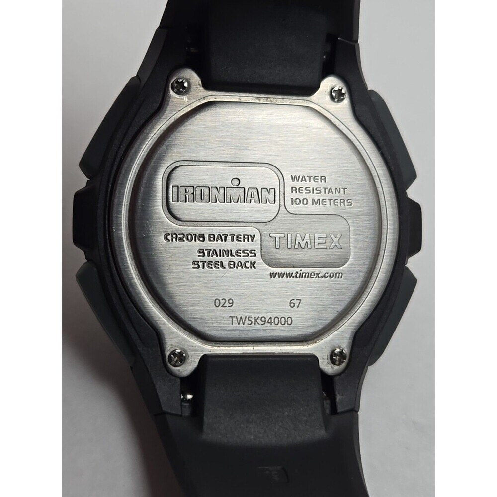 Timex Ironman Essential 10 Lap Timer Indiglo 100m Digital Mens Watch New Battery - Picture 10 of 11